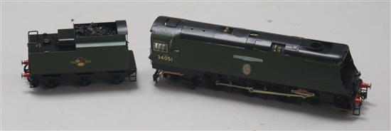 Seven 00-gauge diecast and other locomotives,